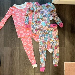 2 Pairs Little Sleepies Pajamas - Size 3T